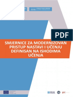 Smjernice Za Modernizovan Pristup Nastavi