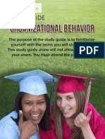 Organizational Behavior (Study Guide)