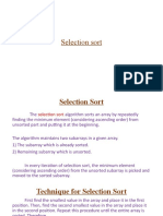 Unit 2 - Selection Sort