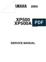 (TM) Yamaha Manual de Taller Yamaha XP 500 2005 en Ingles