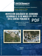 Informe Tecnico n0 A7241 Inspeccion Geologica Del Derrumbe Ocurrido El 15 de Marzo Del 2022 en El Centro Poblado Retamas