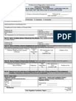 ACD-ARCH-03 Rev 01 App Form Registration of Firm Company Partnership Association For The Practice of Architechture