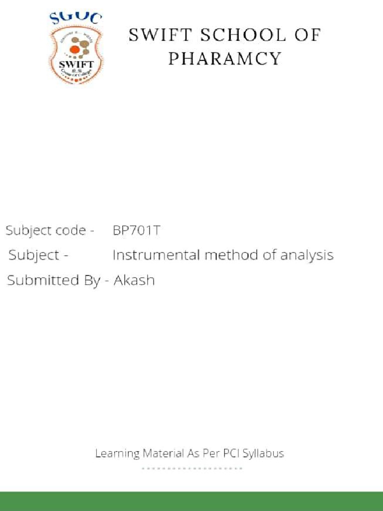 IMA Notes | PDF