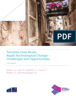 Tanzania Case Study Rapid Technological Change