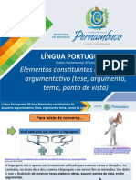 Elementos Constituintes Do Esquema Argumentativo (Tese, Argumento, Tema, Ponto de Vista) (1)