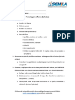 Formato para Informe de Lectura