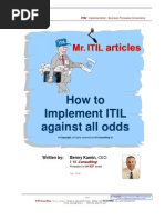 Download How to Implement ITIL Against all Odds  by Benny Kamin SN6126930 doc pdf