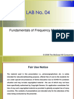 Lab No. 04 Cs - Frequuency Modulation and Demodulation