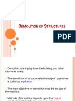 Demolition Discussions