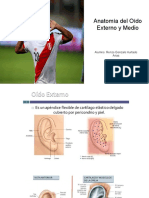 anatomia del oido externo medio