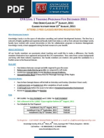 CFA Coaching by Knowledge Varsity For December 2011 Examination