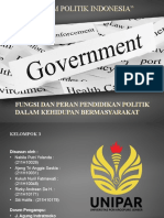 Kelompok3 - Pendidikan Ilmu Politik - Sistem Politik Indonesia