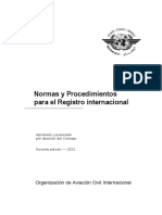 9864 Normas y Procedimientos para El Registro Internacional