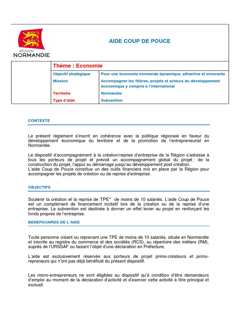 Coup de Pouce PDF