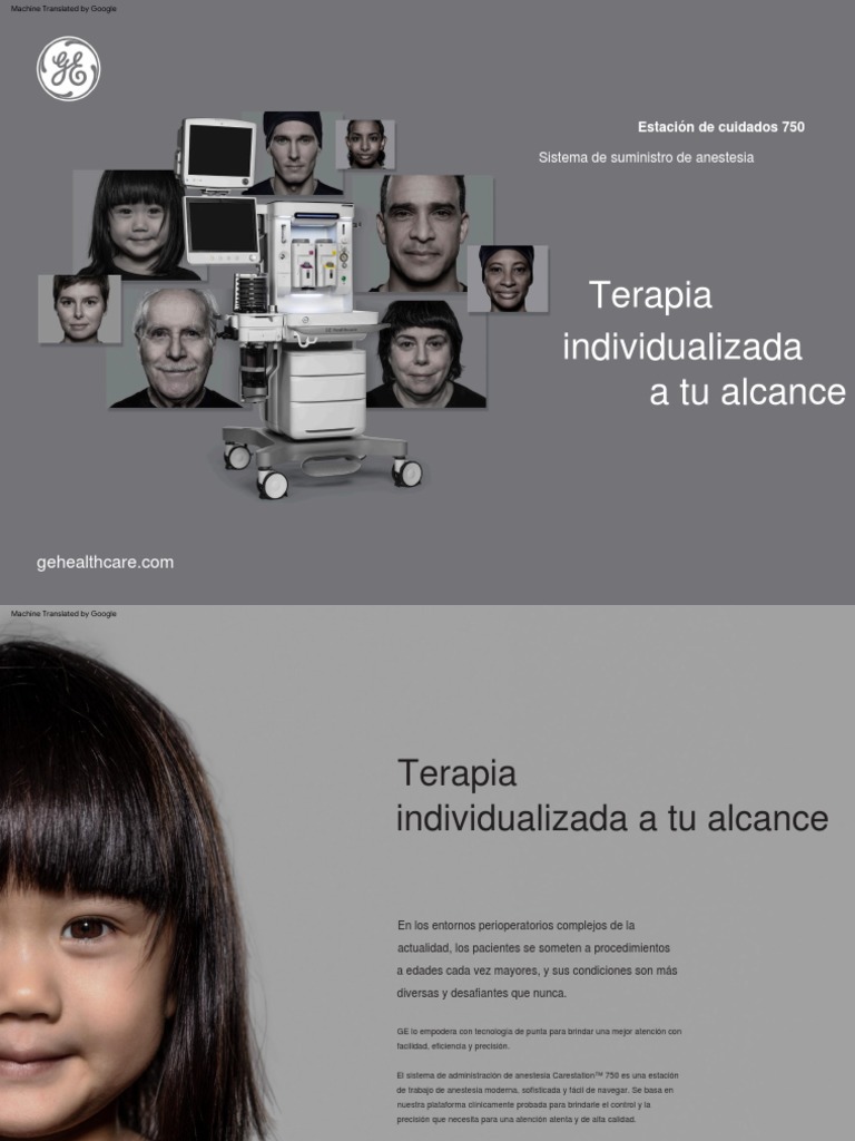 GE Carestation 750 Brochure Digital PDF Anestesia Factores