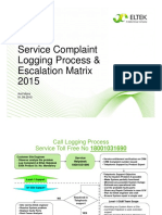 Eltek Complaint Logging Escalation Matrix-080915
