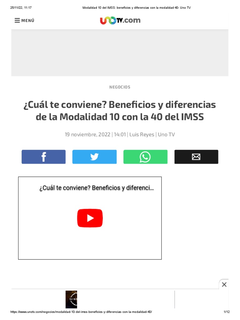 diferencia entre modalidad 40 y modalidad 10