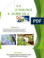La Biotecnología Agricola 4a..