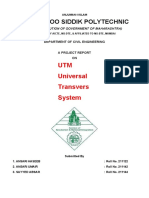 M. H. Saboo Siddik Polytechnic: UTM Universal Transvers System