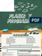 Planes y Programas de Estudio