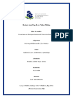 Análisis de Caso Sobre Adolescencia y El Aprendizaje