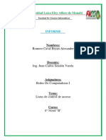 LISTAS DE CONTROL DE ACCESO