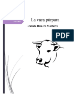 La vaca púrpura – resumen