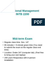 INTB 2200 Fall 2022 Mid Term Review