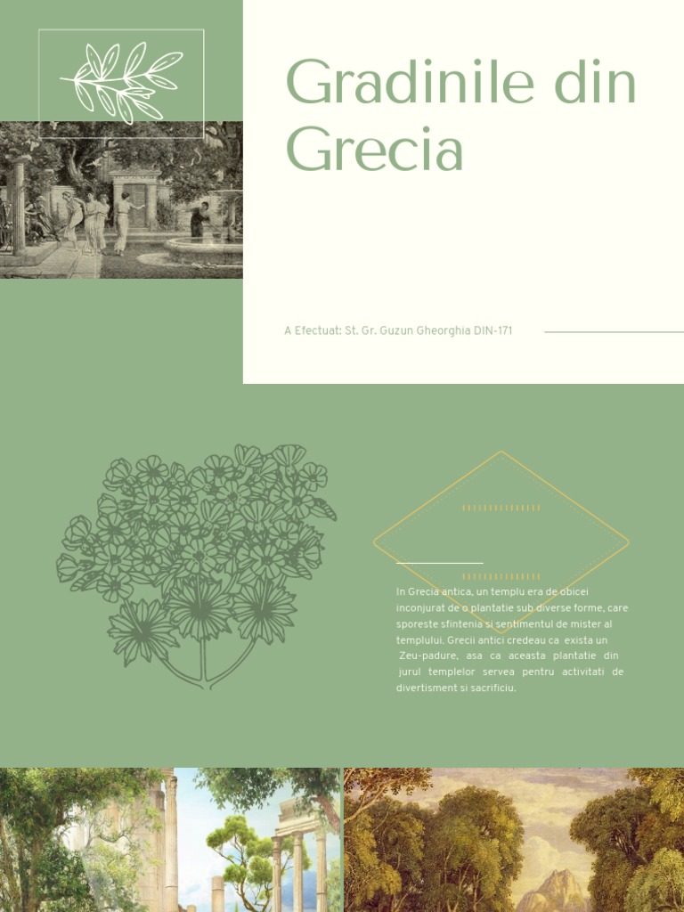 Gradinile Din Grecia | PDF