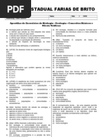 Exercício de Ecologia – Conceitos Básicos e Níveis Tróficos