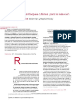 Mejores Prácticas de Antisepsia Cutánea para La Inserción de Catéteres Periféricos - En.es