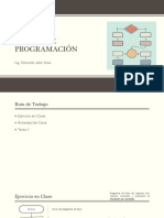 Lógica de Programación: Ing. Edmundo Jalón Arias