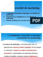 Tema 4 Cercetari de Marketing