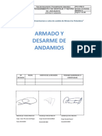 Pro-Arb-001 Armado y Desarme de Andamios