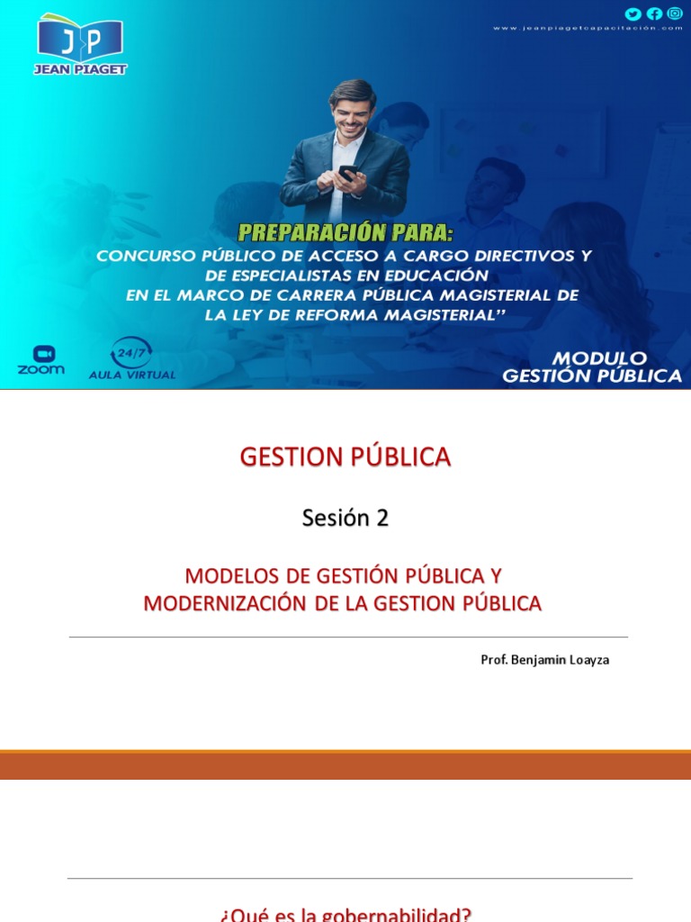 Modelos y Modernización de la Gestión Pública | PDF | Crecimiento ...
