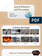 Natural Disasters and Prevention Eisha