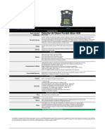 Ficha Tecnica - Detector Altair 4XR - 4 Gases