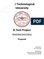 Proposal B.Tech Project