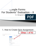 Google Forms Quiz Creation Guide