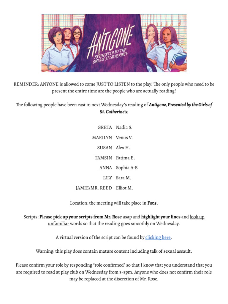 ANT Cast List | PDF