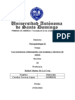 Los Trastornos Relacionados Con Traumas y Factores de Estrés
