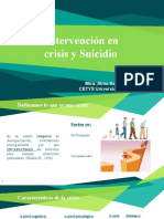Intervención en crisis y suicidio