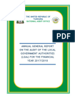 Local Government Authorities General Report 2017 2018