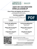 Certificado de Vacunación