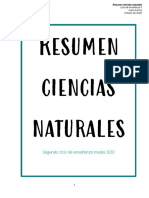 Resumen Ciencias Naturales