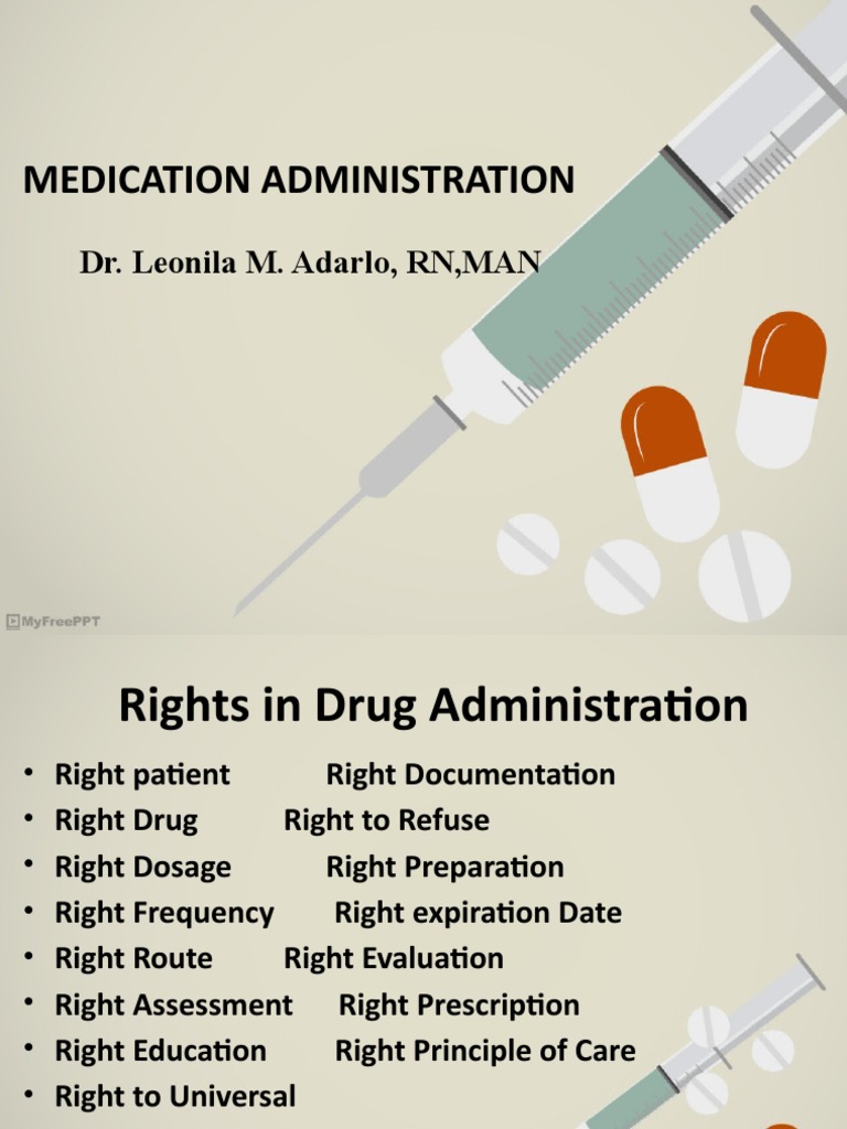 Seven Rights of Medication Administration | PDF | Injection (Medicine ...