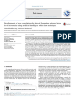 Development of new correlations for the oil formation volume factor in oil reservoirs using artificial intelligent white box technique, Salaheldin Elkatatny, 2017, 9 pg