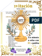 Invitación Jubileo Santiago Apóstol 40car