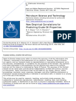 New Empirical Correlations for Predicting Crude Oil Properties, M. H. Nikpoor, 2013, 11 Pg