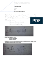 Jawaban UAS Metalurgi Fisik - Michael Anggiat Nadeak